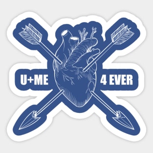 U+ME 4 EVER Love Concept Valentine Sticker